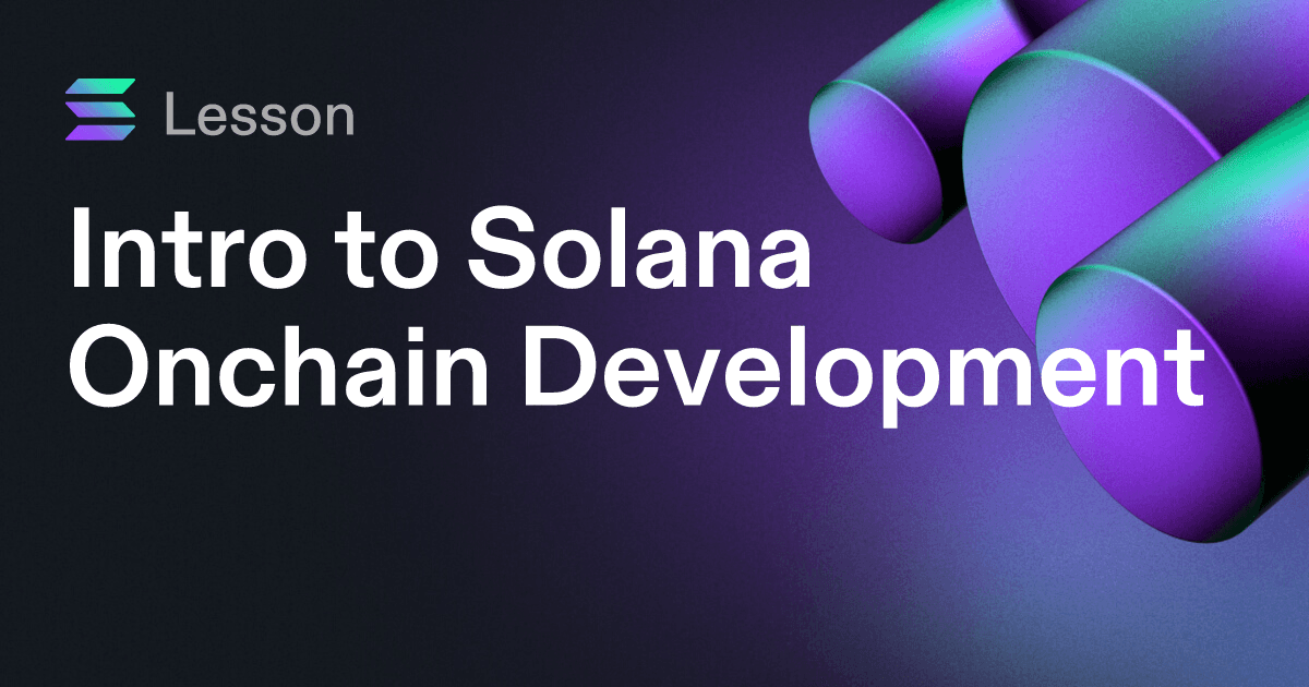 Intro to onchain development