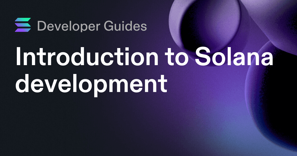 Intro to Solana development (using only your browser)